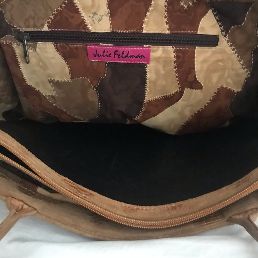 Julie Feldman handmade leather shade tote bag - Picture 10 of 12